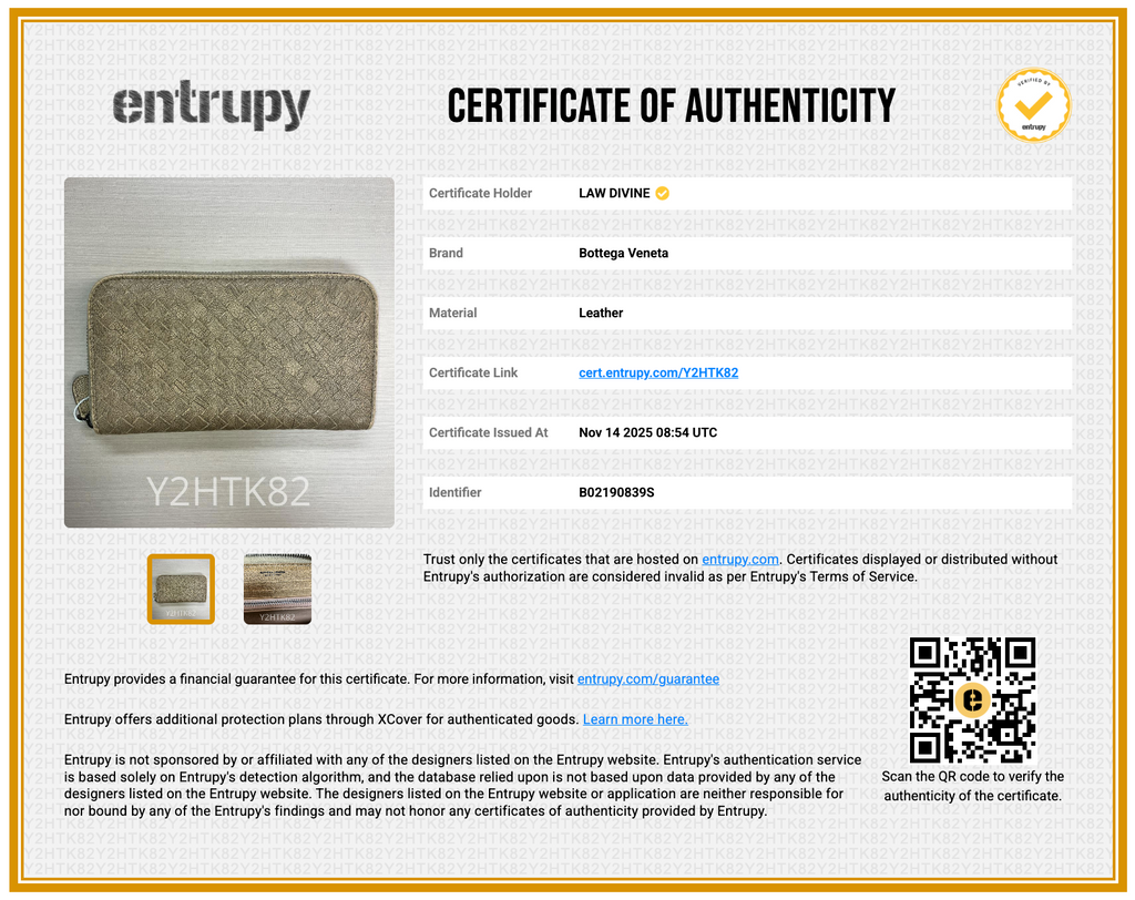 Veneta Opera Intrecciato Wallet Brown