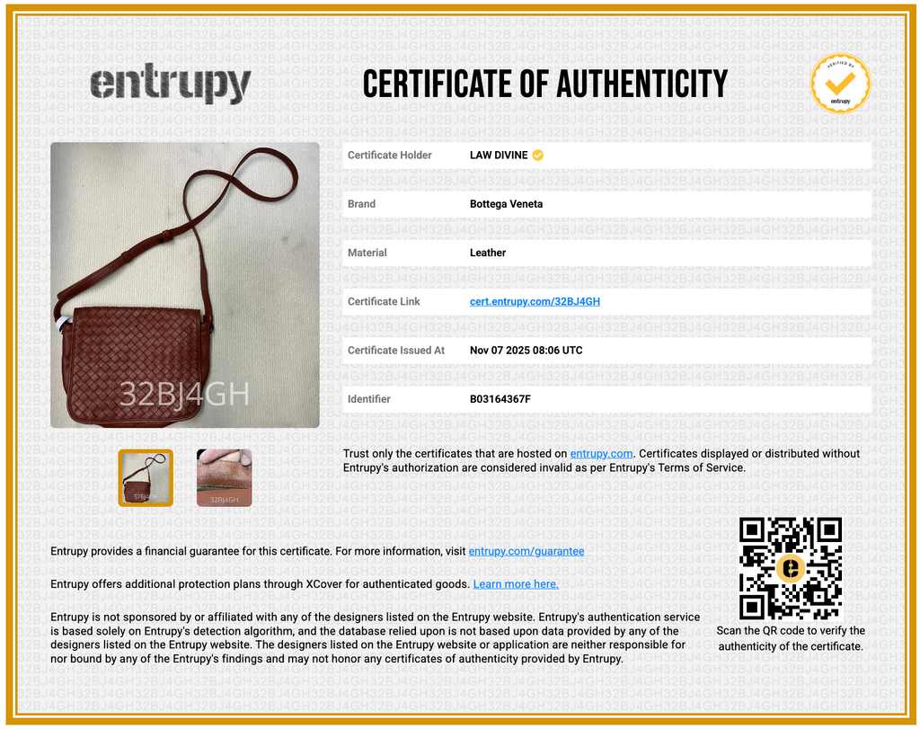 Intrecciato flap crossbody bag