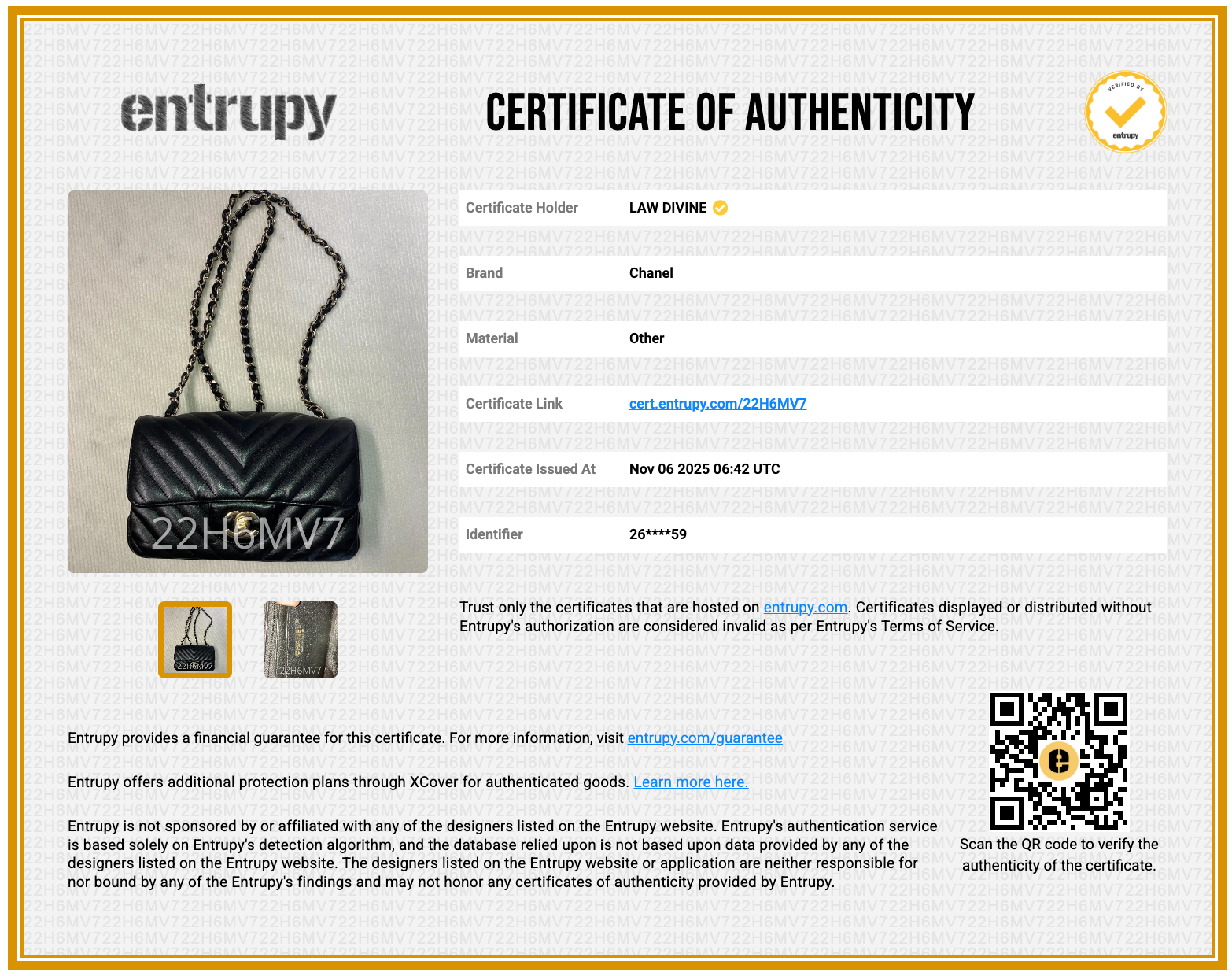 chevron Quiled Large Mini Flap Bag