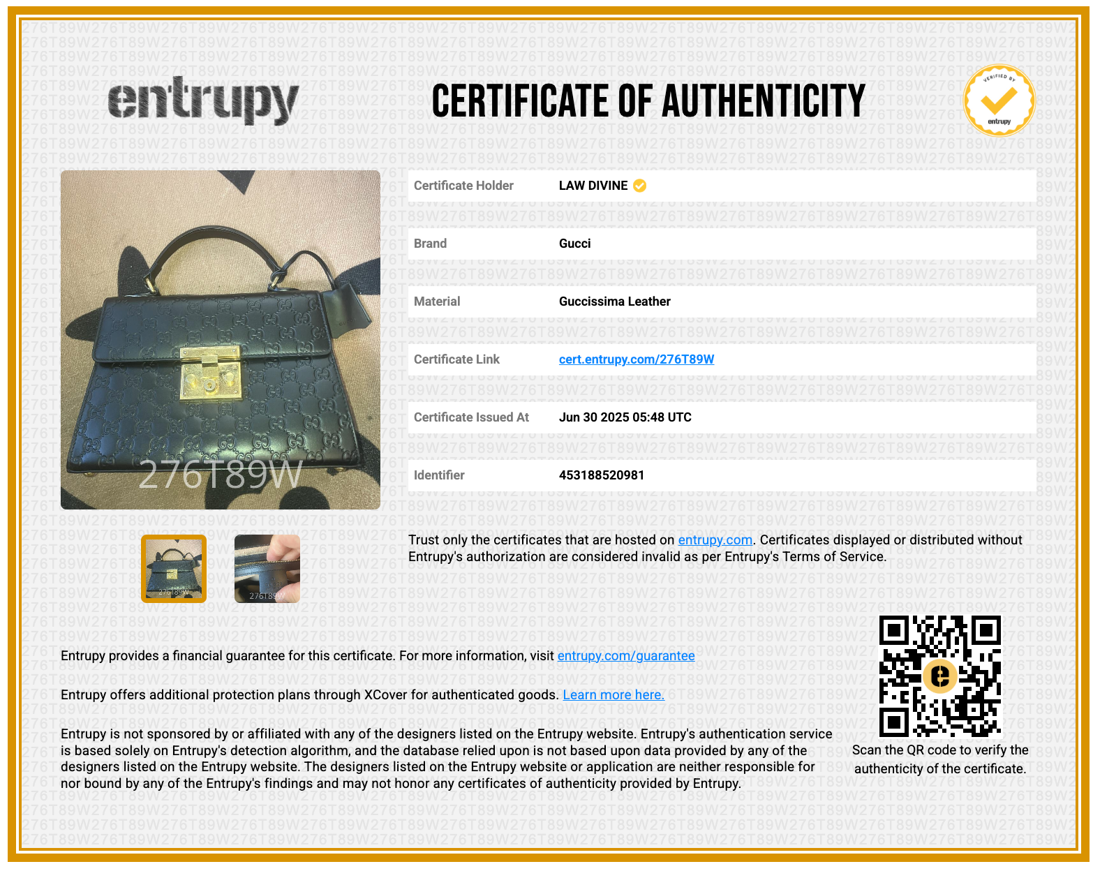 Guccissima Padlock Top Handle Bag