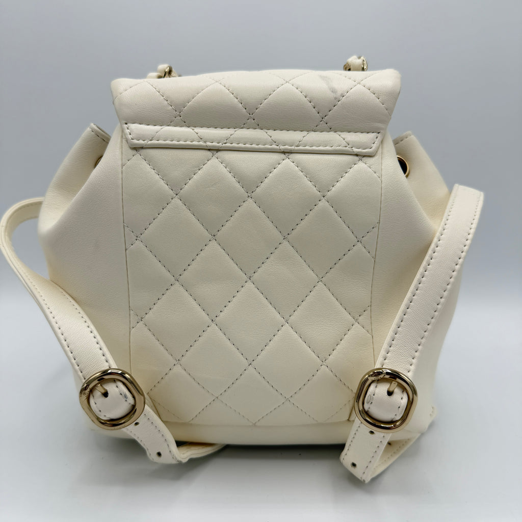 Mini Duma Backpack White