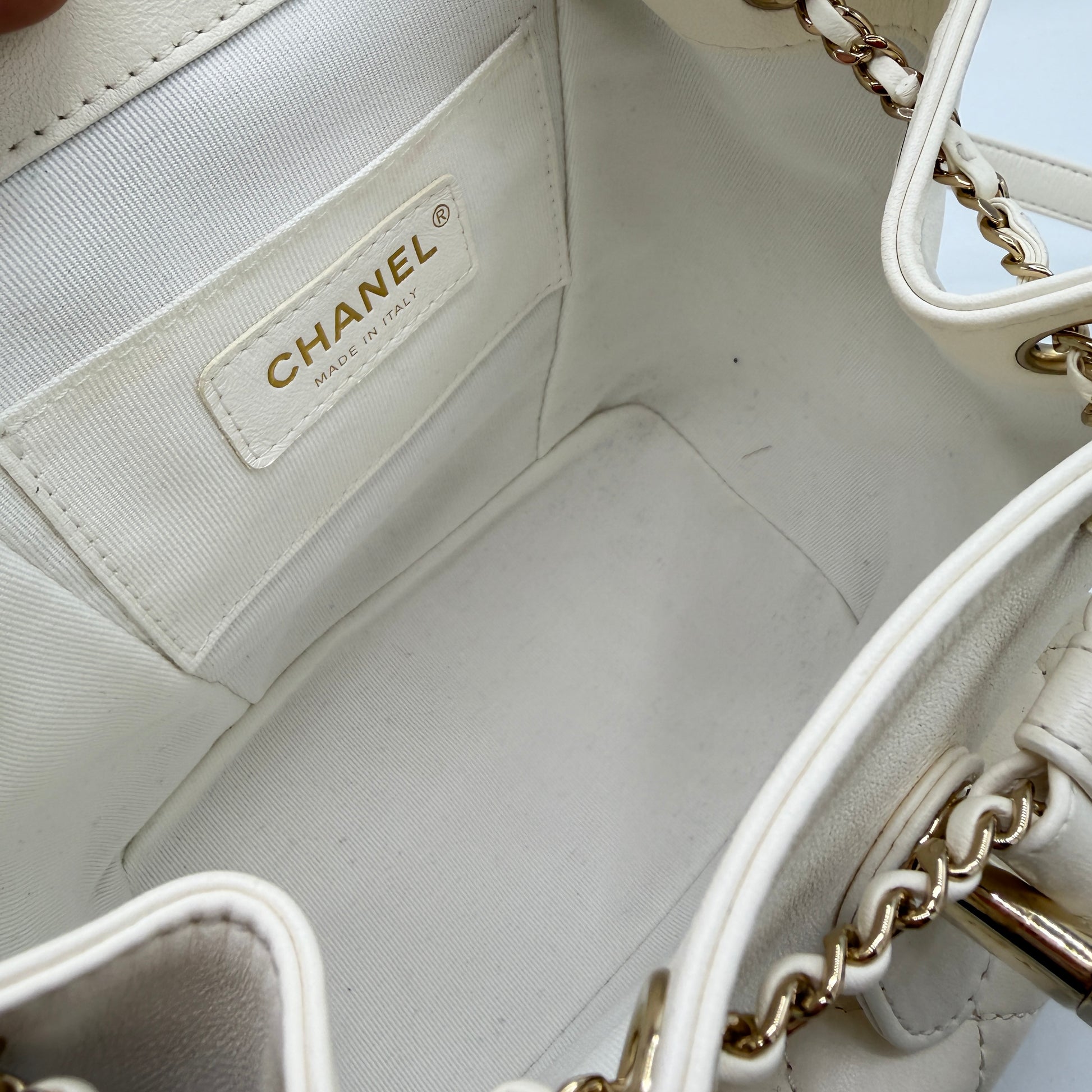Mini Duma Backpack White