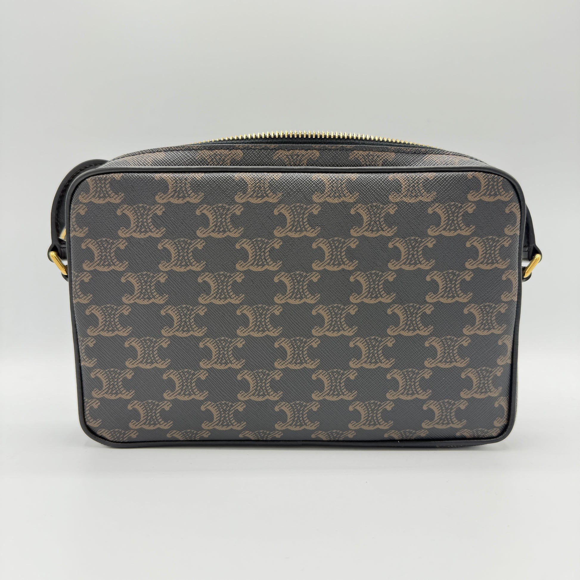 Messenger Bag Triomphe Canvas with Celine Print