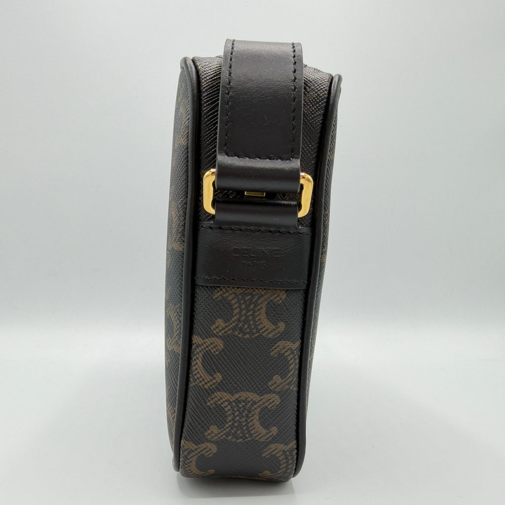 Messenger Bag Triomphe Canvas with Celine Print