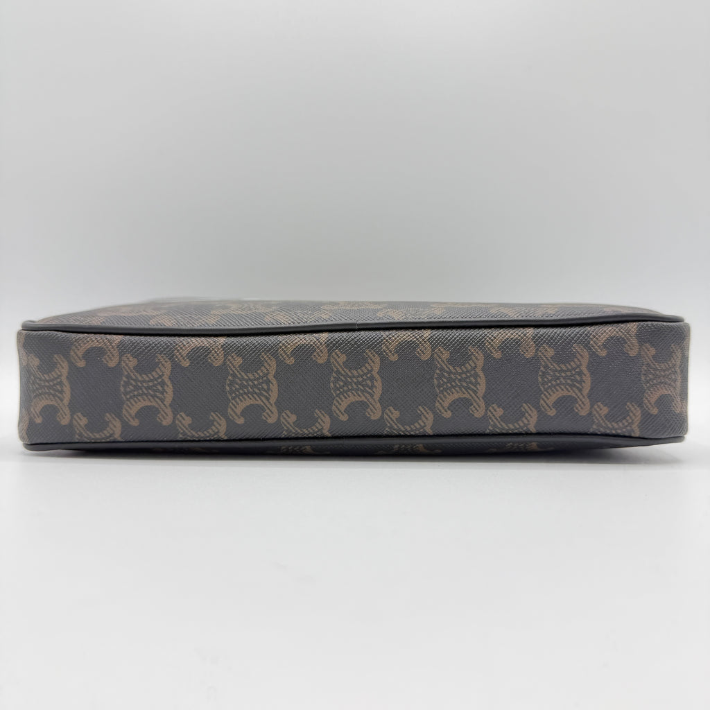 Messenger Bag Triomphe Canvas with Celine Print