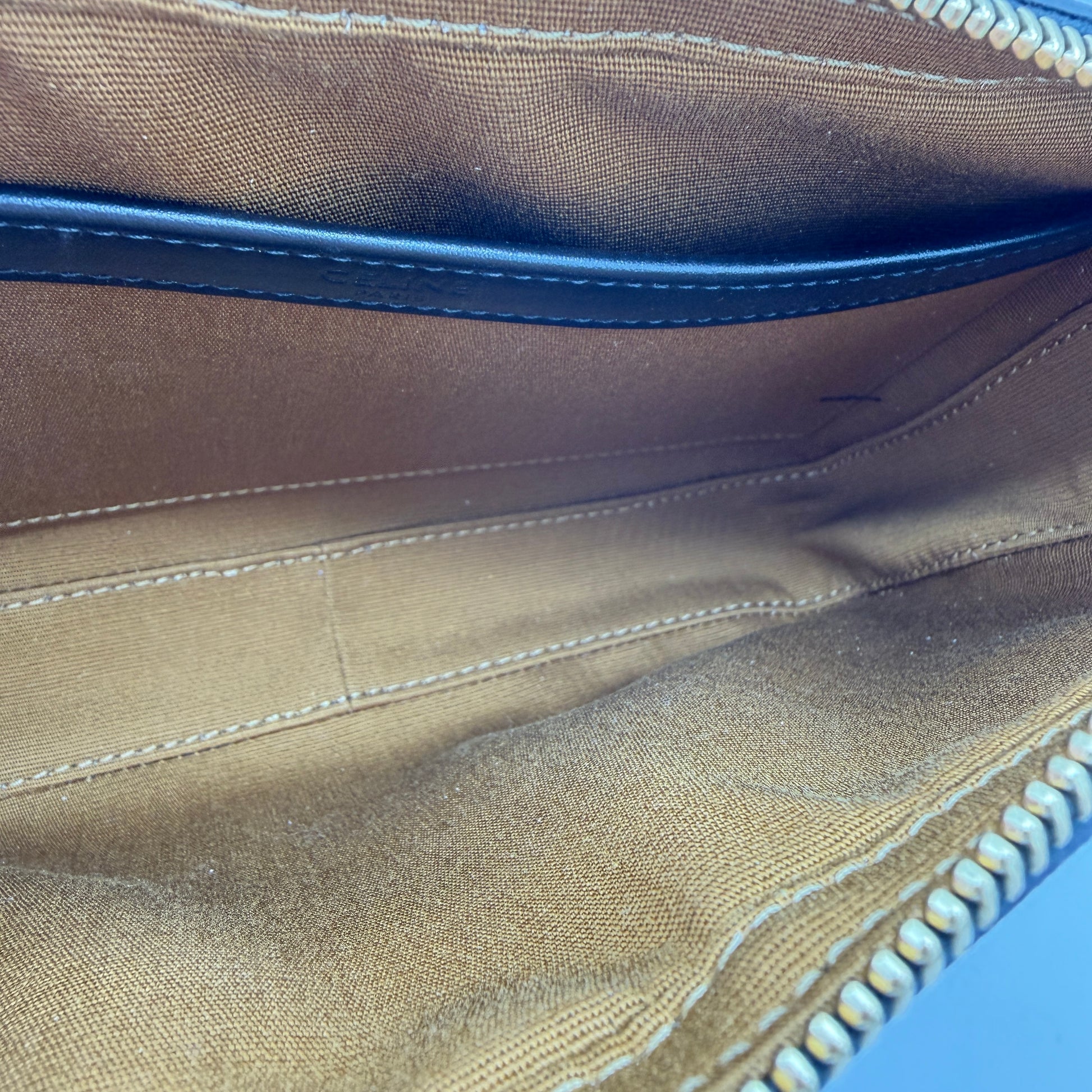 Messenger Bag Triomphe Canvas with Celine Print