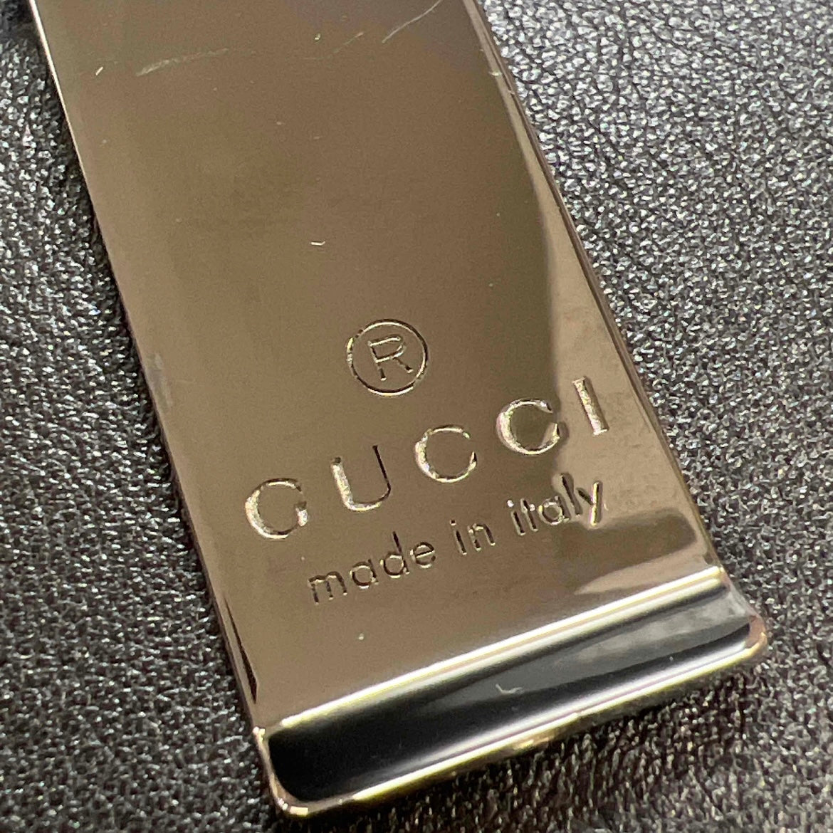 Micro GG Monogram Leather Card Holder