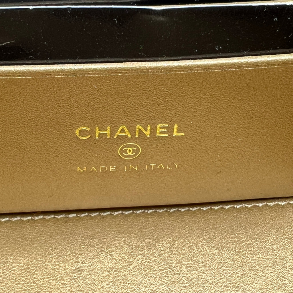 Classic Vanity Case with Chain Lambskin Small Twins