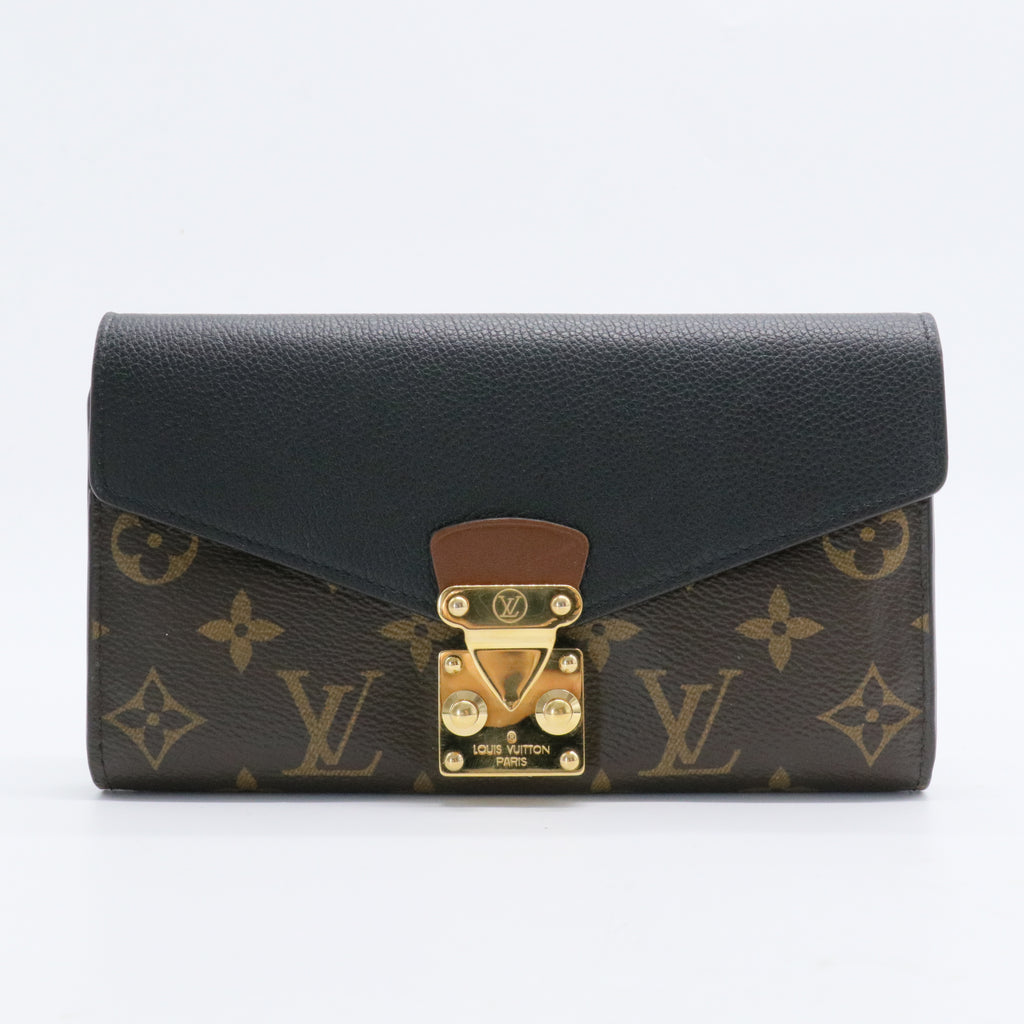 Pallas Wallet Monogram Canvas and Calfskin