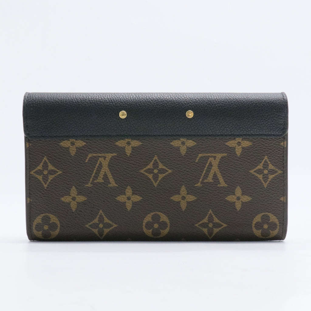 Pallas Wallet Monogram Canvas and Calfskin
