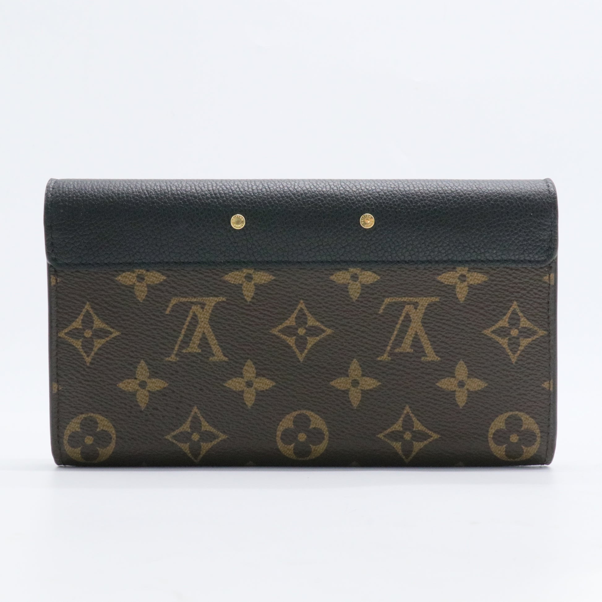 Pallas Wallet Monogram Canvas and Calfskin