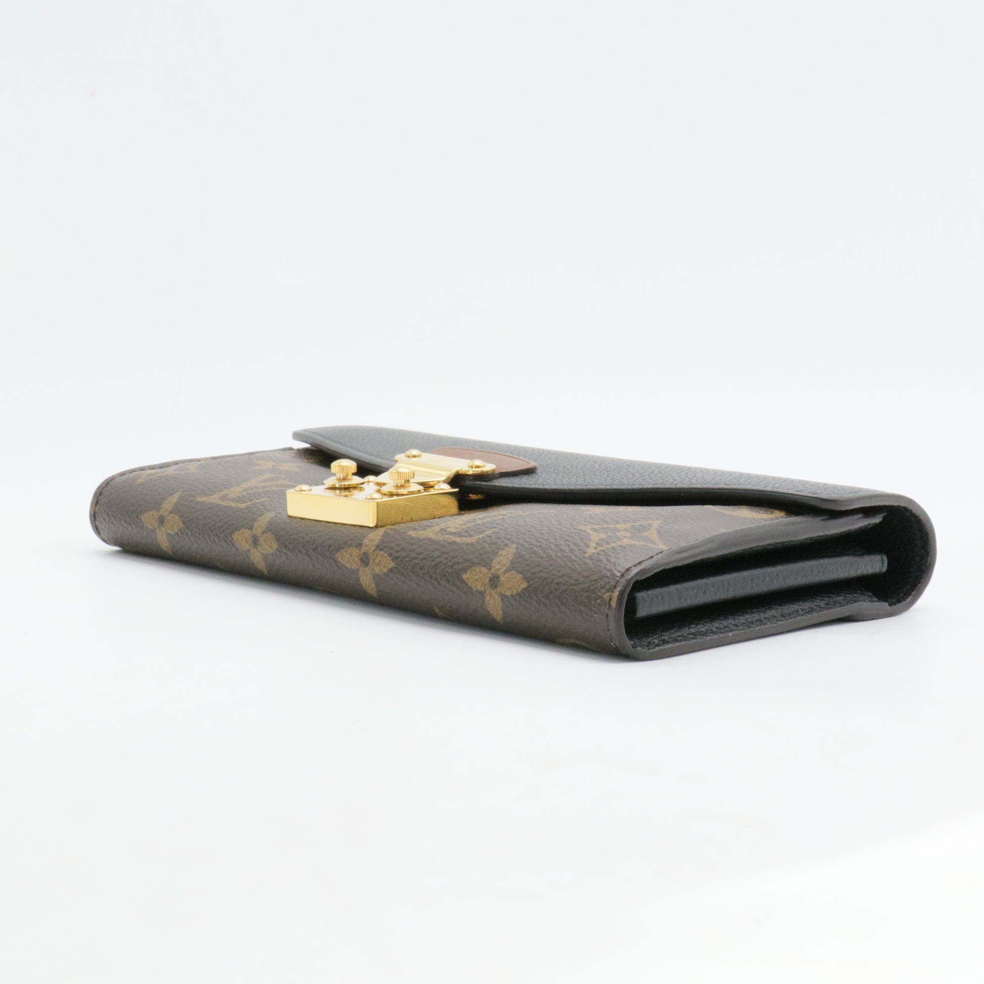 Pallas Wallet Monogram Canvas and Calfskin