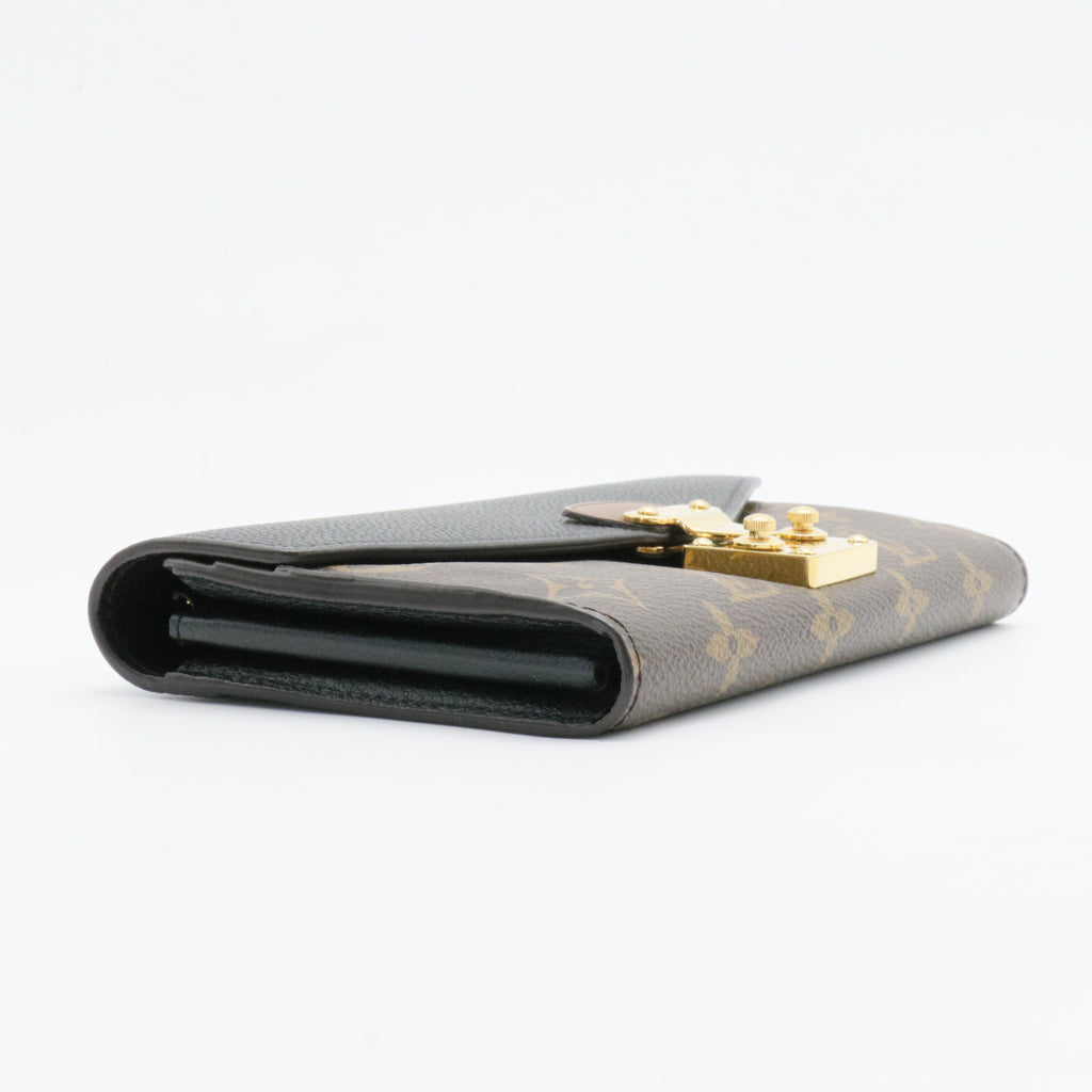 Pallas Wallet Monogram Canvas and Calfskin