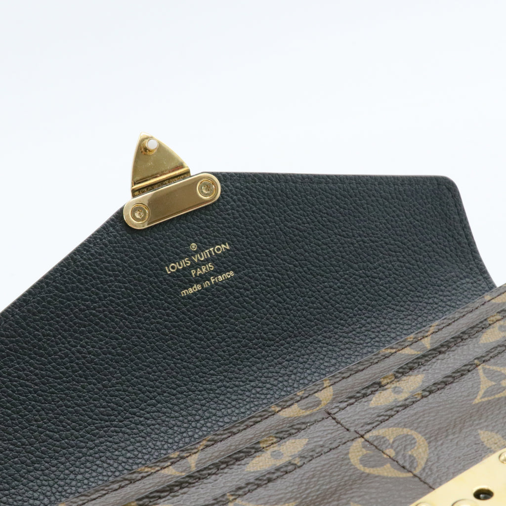Pallas Wallet Monogram Canvas and Calfskin