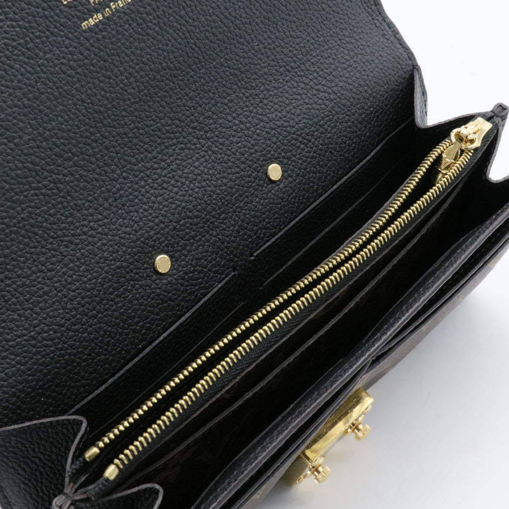 Pallas Wallet Monogram Canvas and Calfskin