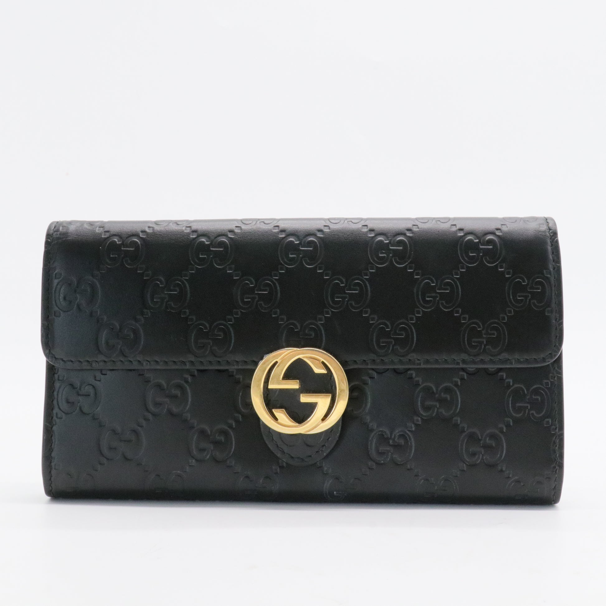 Icon Continental Wallet Guccissima Leather
