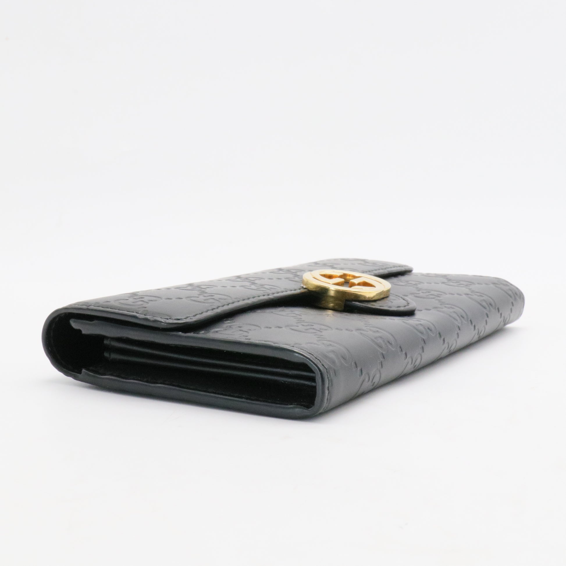 Icon Continental Wallet Guccissima Leather