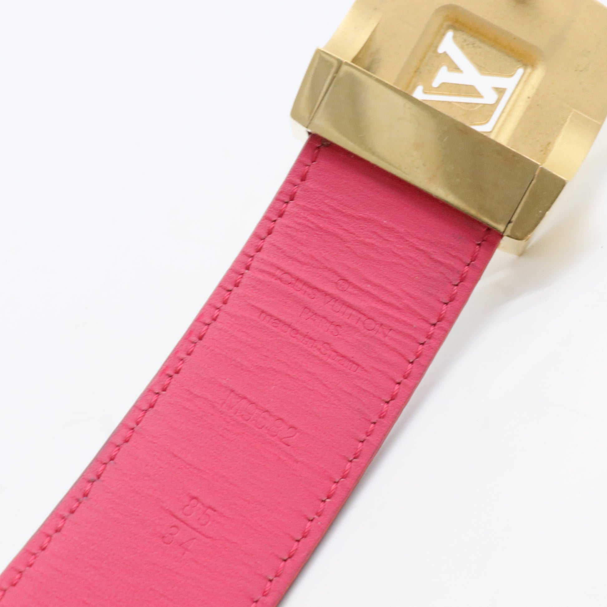 LV Cut Reversible Belt Monogram Multicolor