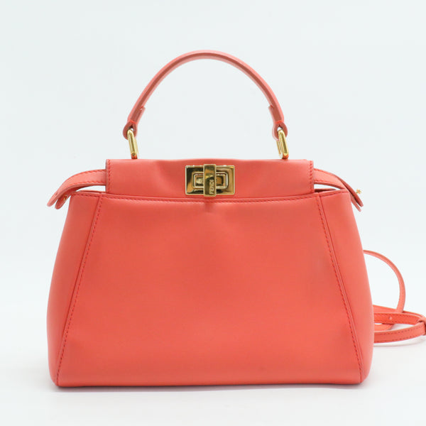 Peekaboo Bag Leather Mini