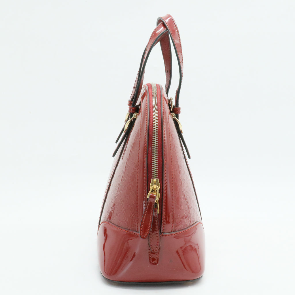 Nice Top Handle Bag Microguccissima Patent Small