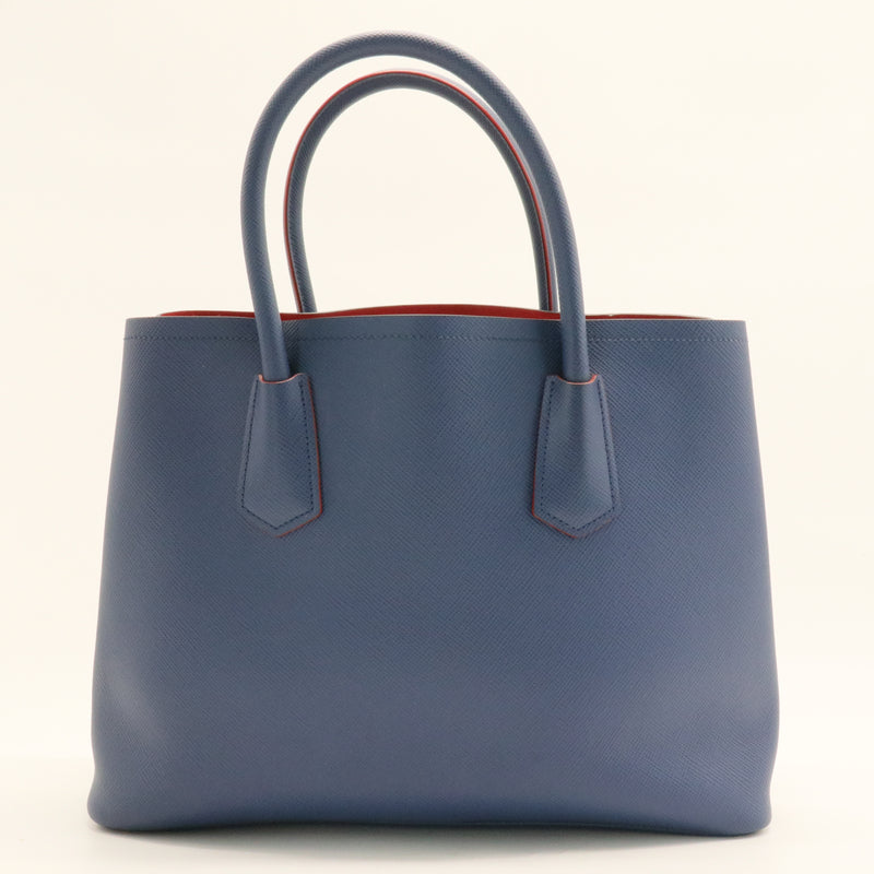 Cuir Double Tote Saffiano Leather Medium