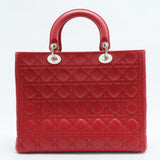 Lady Dior Bag Cannage Quilt Lambskin Large