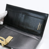 Gancini French Wallet Leather