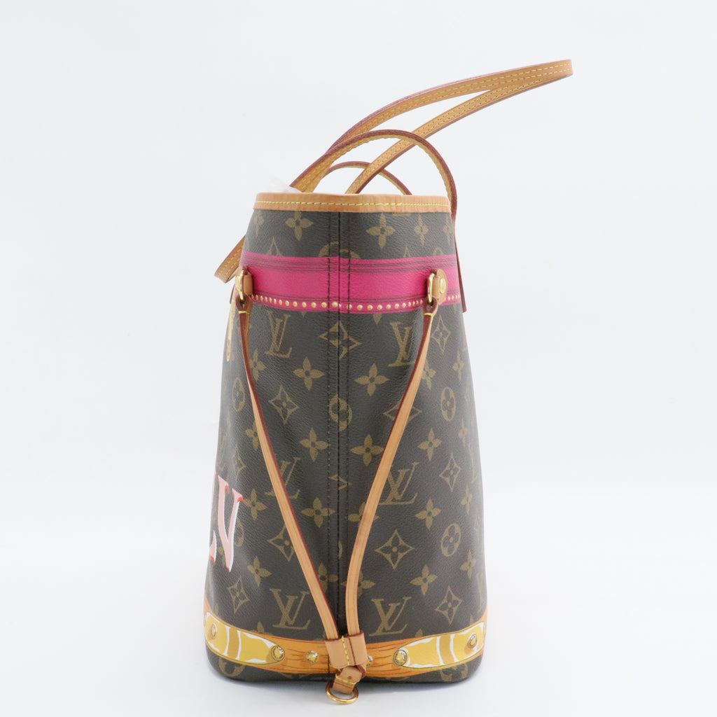 Neverfull NM Tote Limited Edition Summer Trunks Monogram Canvas MM B5383