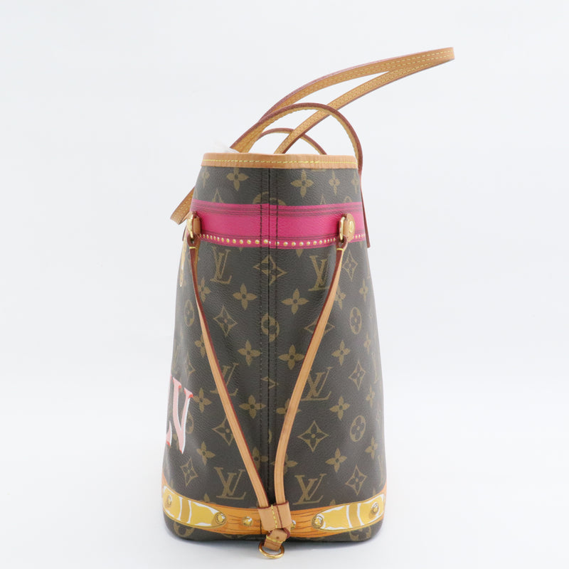 Neverfull NM Tote Limited Edition Summer Trunks Monogram Canvas MM