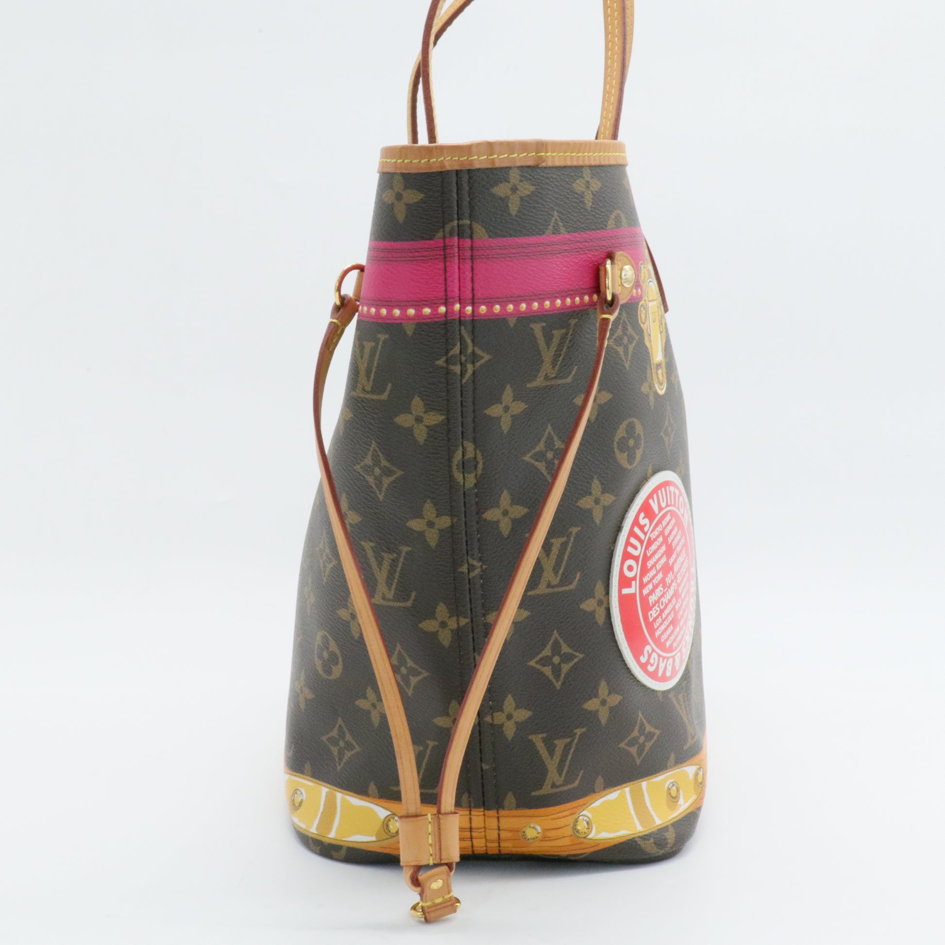 Neverfull NM Tote Limited Edition Summer Trunks Monogram Canvas MM B5383