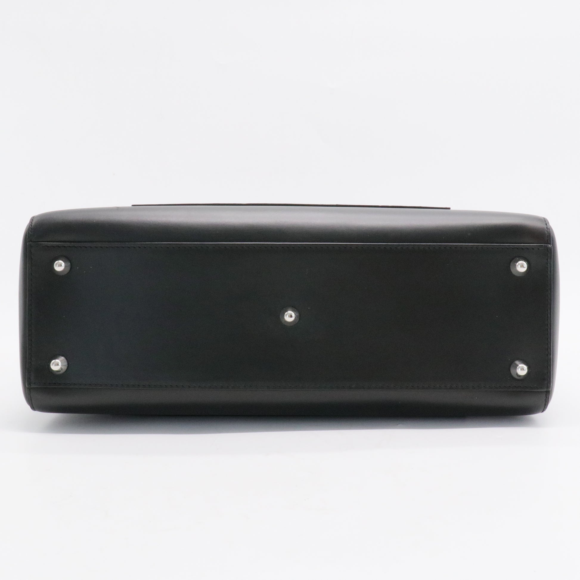 Box Calfskin Lady Dior Pouch Tote Black