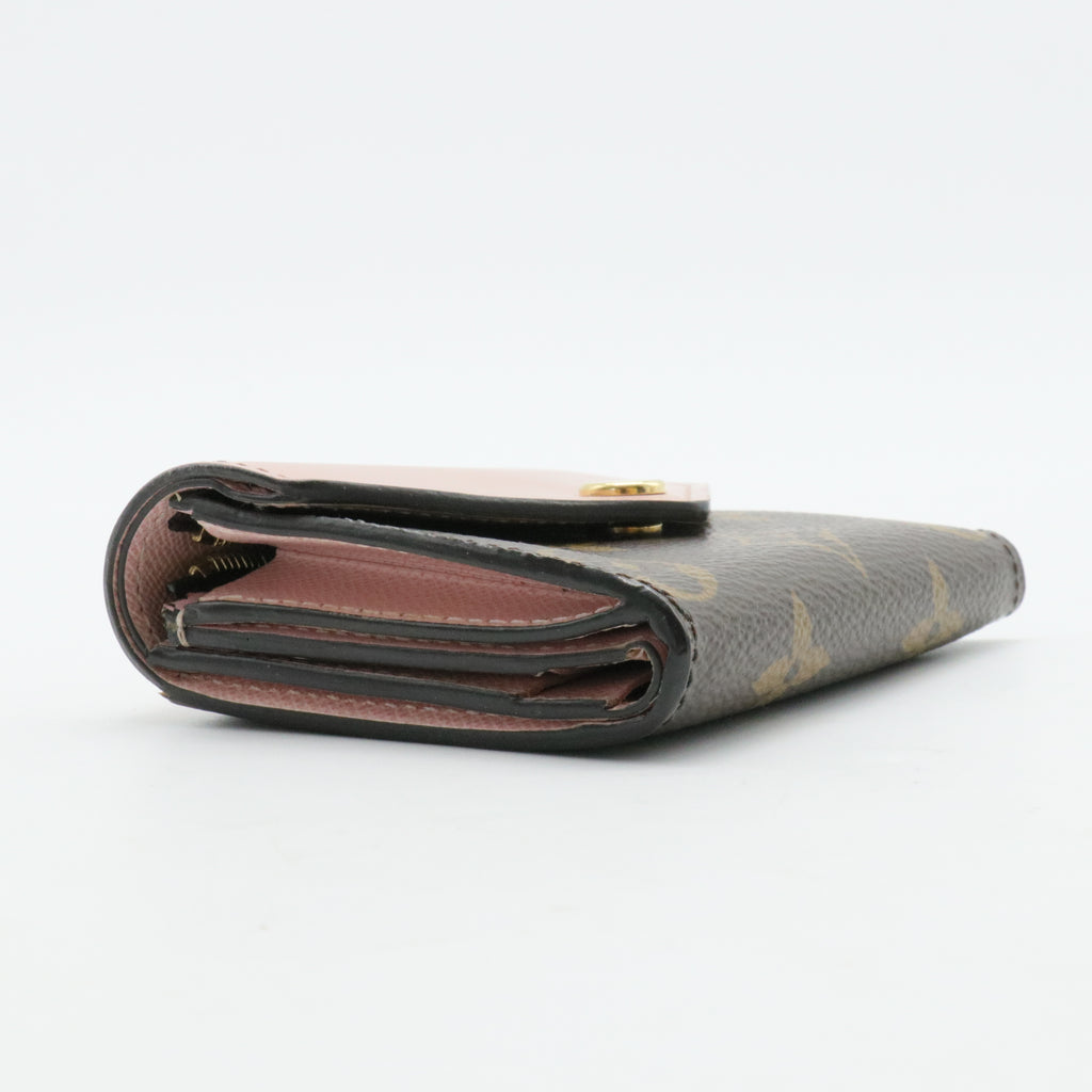 Monogram Zoe Wallet Rose Ballerine