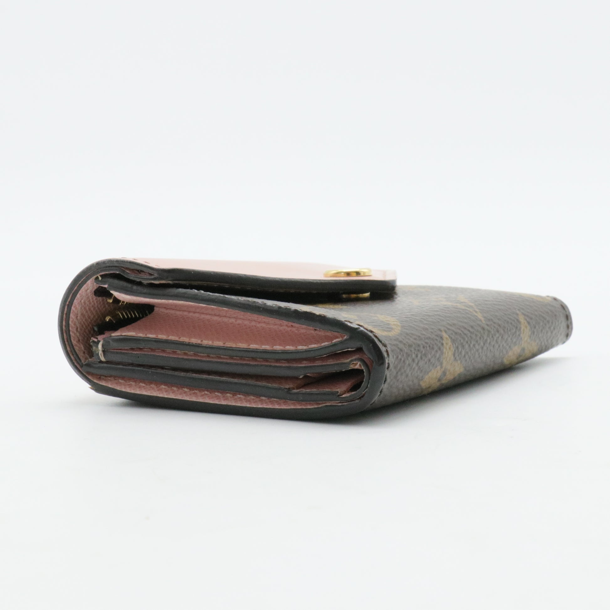 Monogram Zoe Wallet Rose Ballerine
