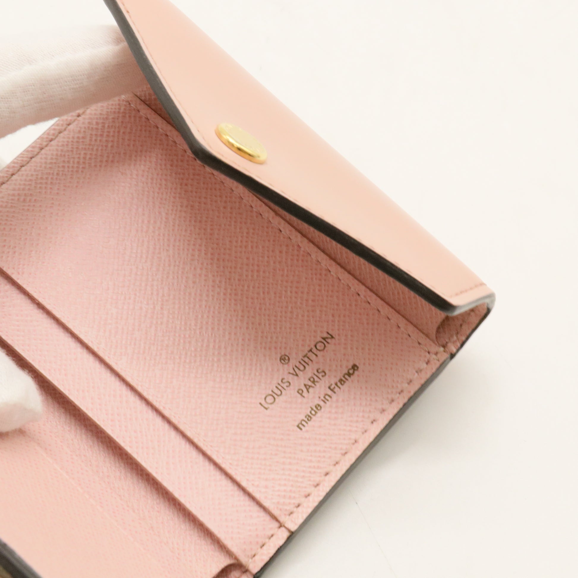 Monogram Zoe Wallet Rose Ballerine