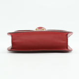 Glam Lock Shoulder Bag Leather Mini