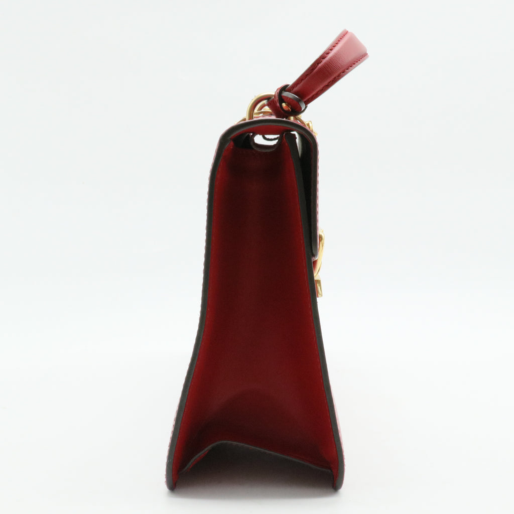 Sylvie Top Handle Bag Leather Medium