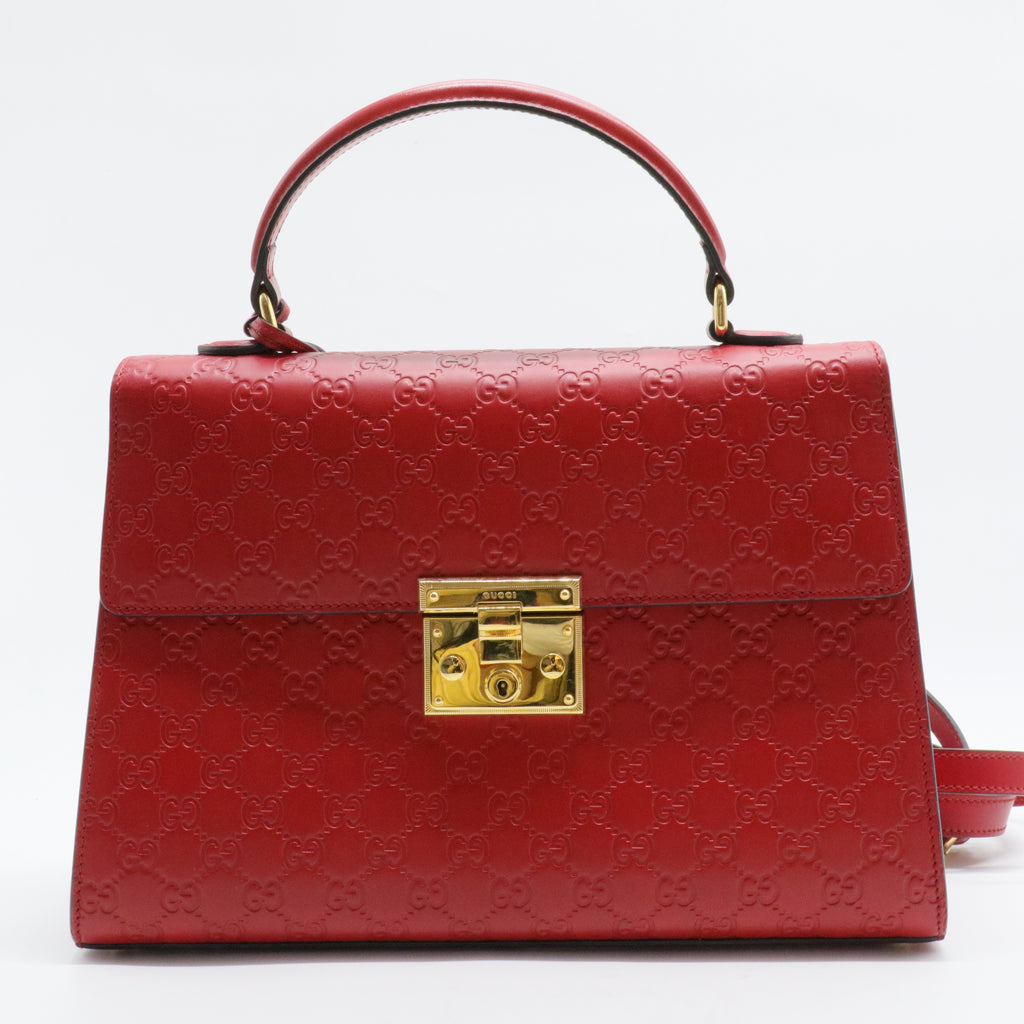 Medium GG Signature Padlock Bag