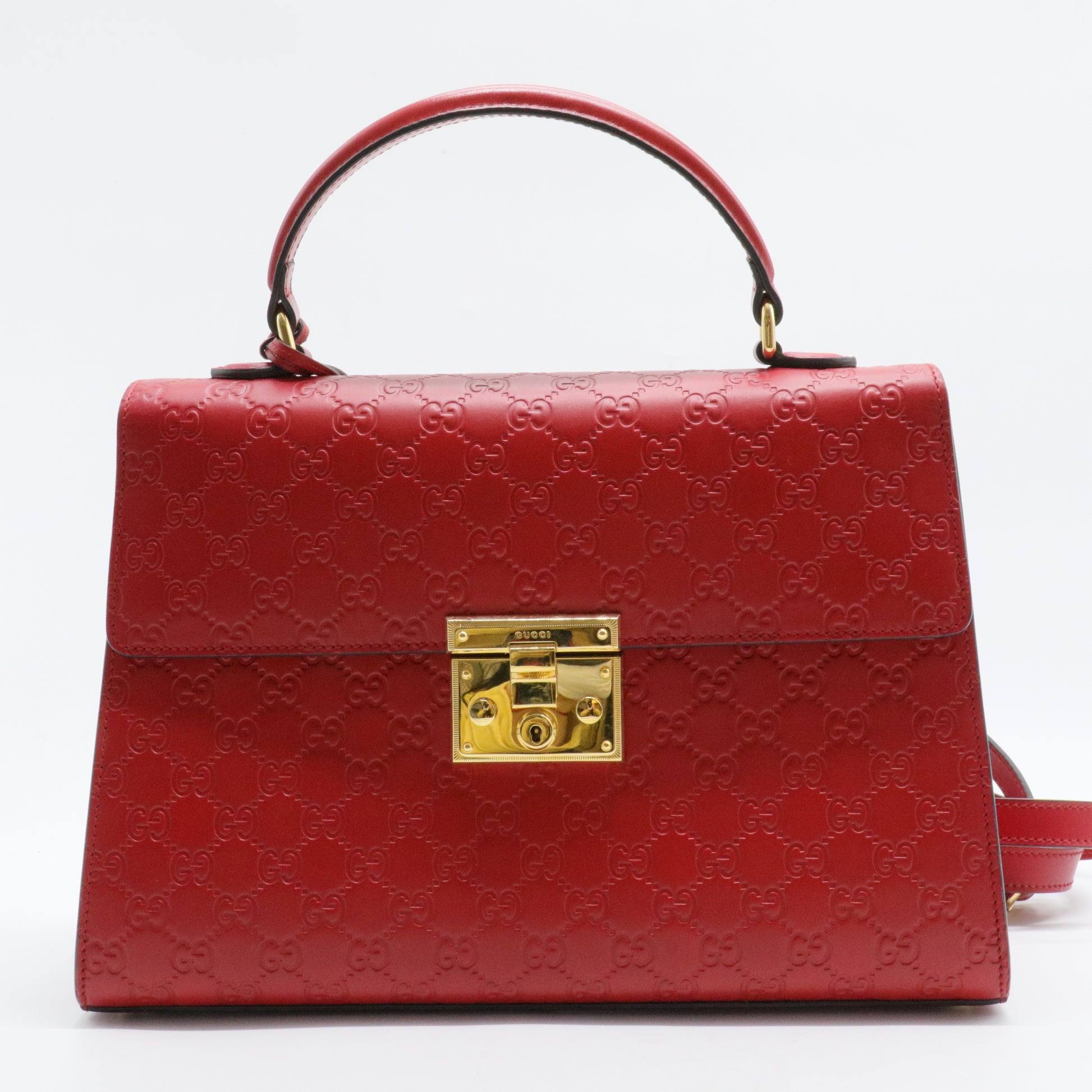 Medium GG Signature Padlock Bag