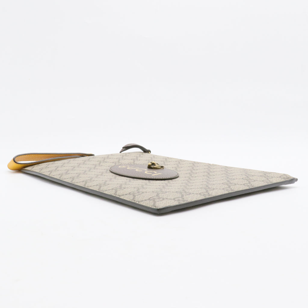 Neo Vintage Wristlet Pouch GG Coated Canvas
