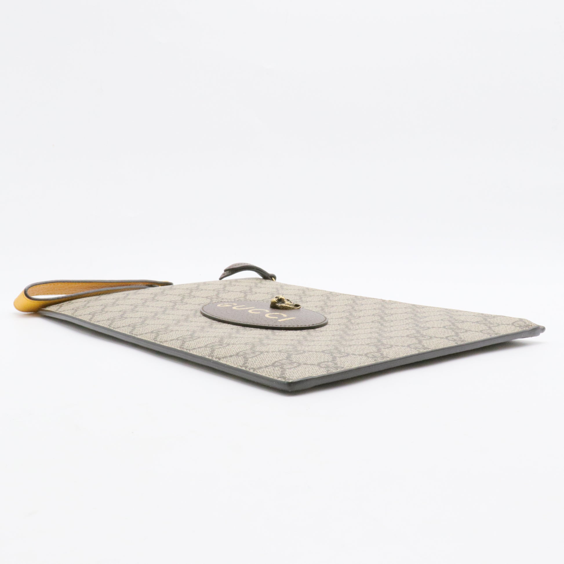 Neo Vintage Wristlet Pouch GG Coated Canvas