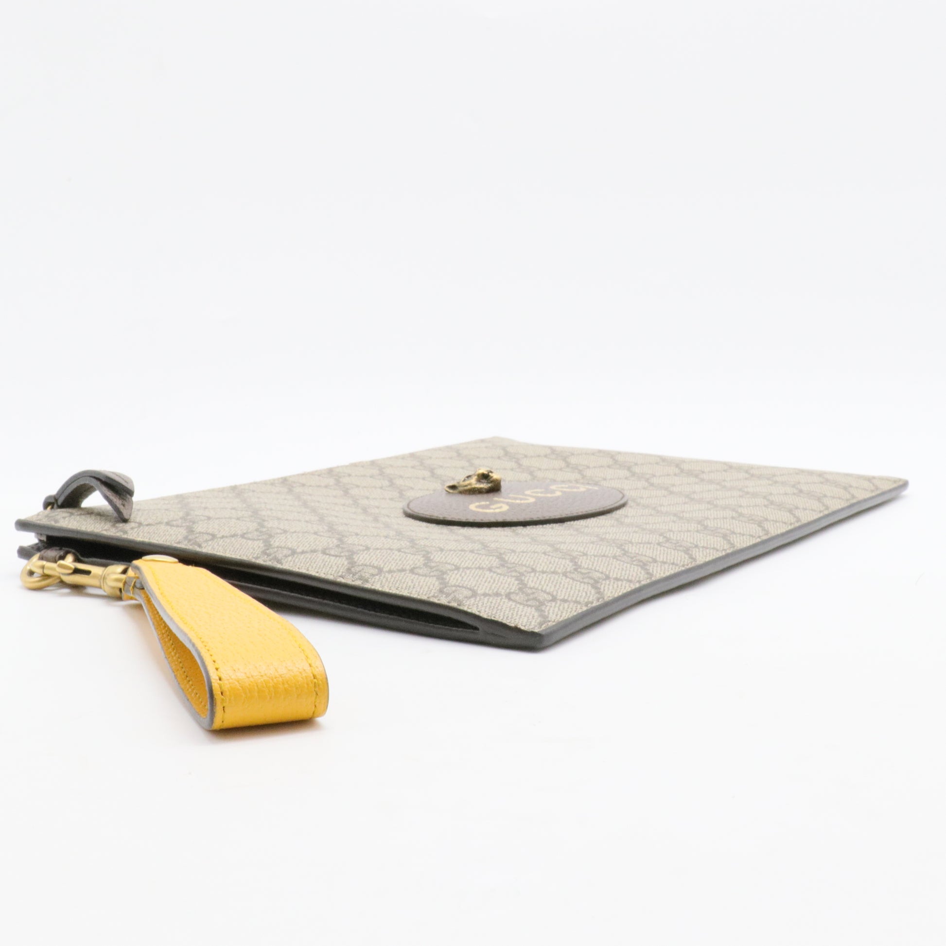 Neo Vintage Wristlet Pouch GG Coated Canvas