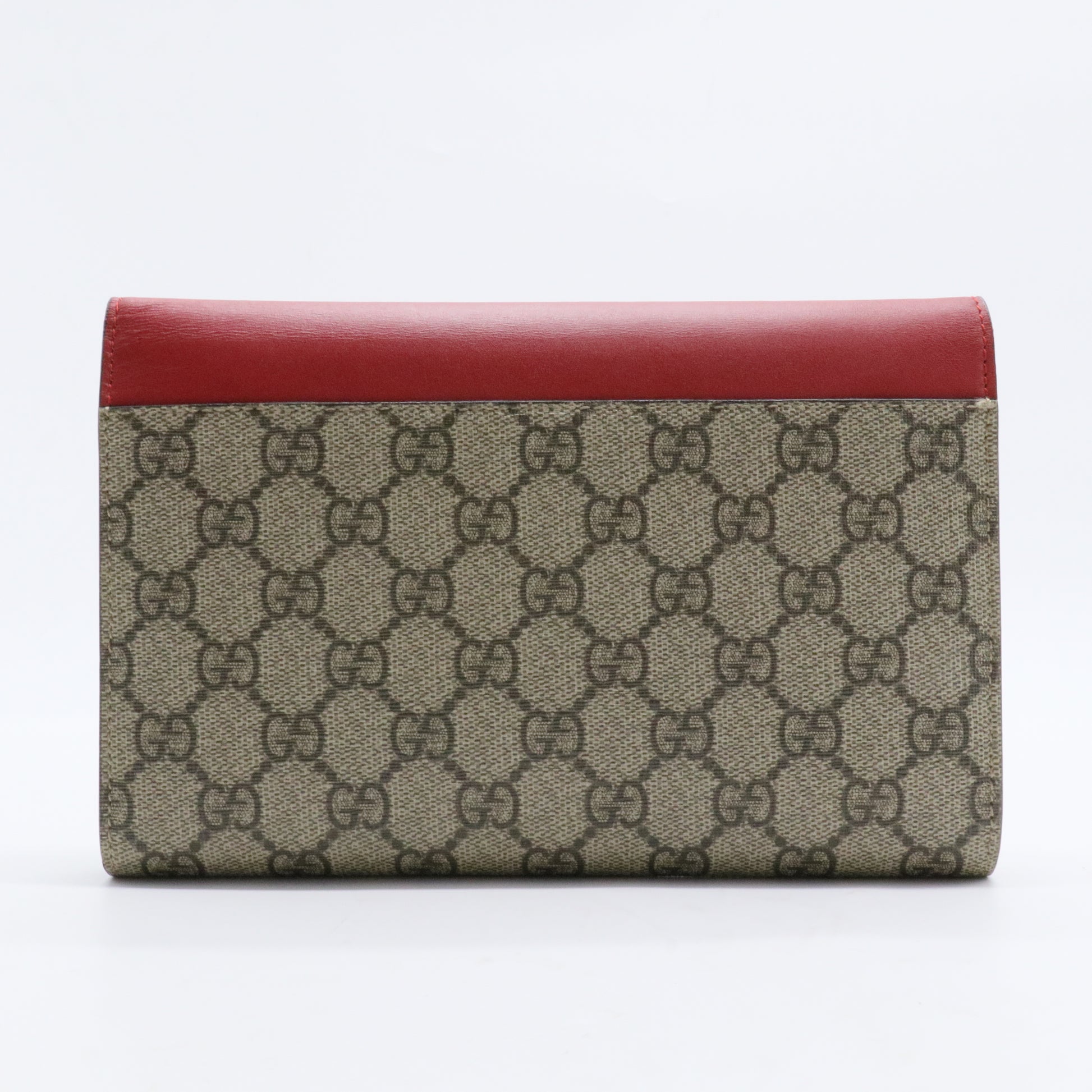 Pearly Wallet on Chain Coated Canvas with Leather Mini