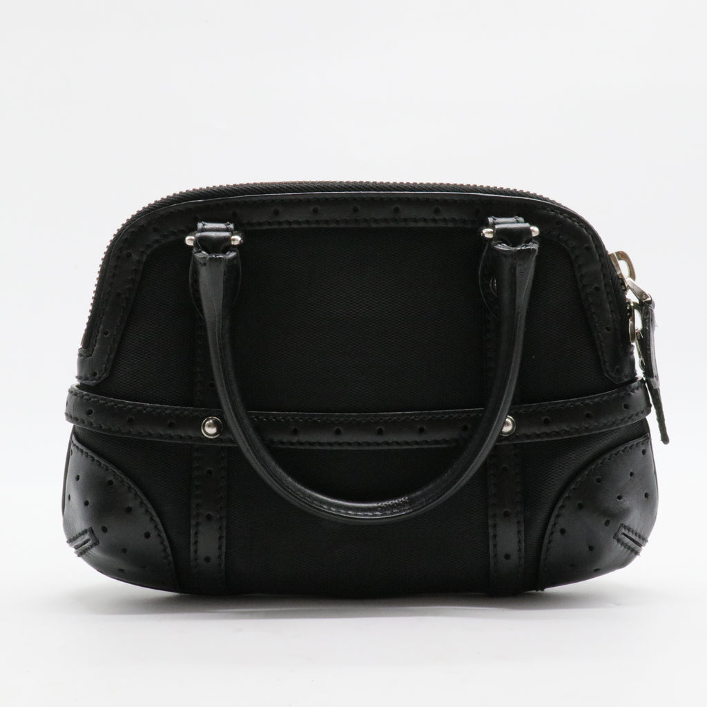 Reins Zip Tote Perforated Leather