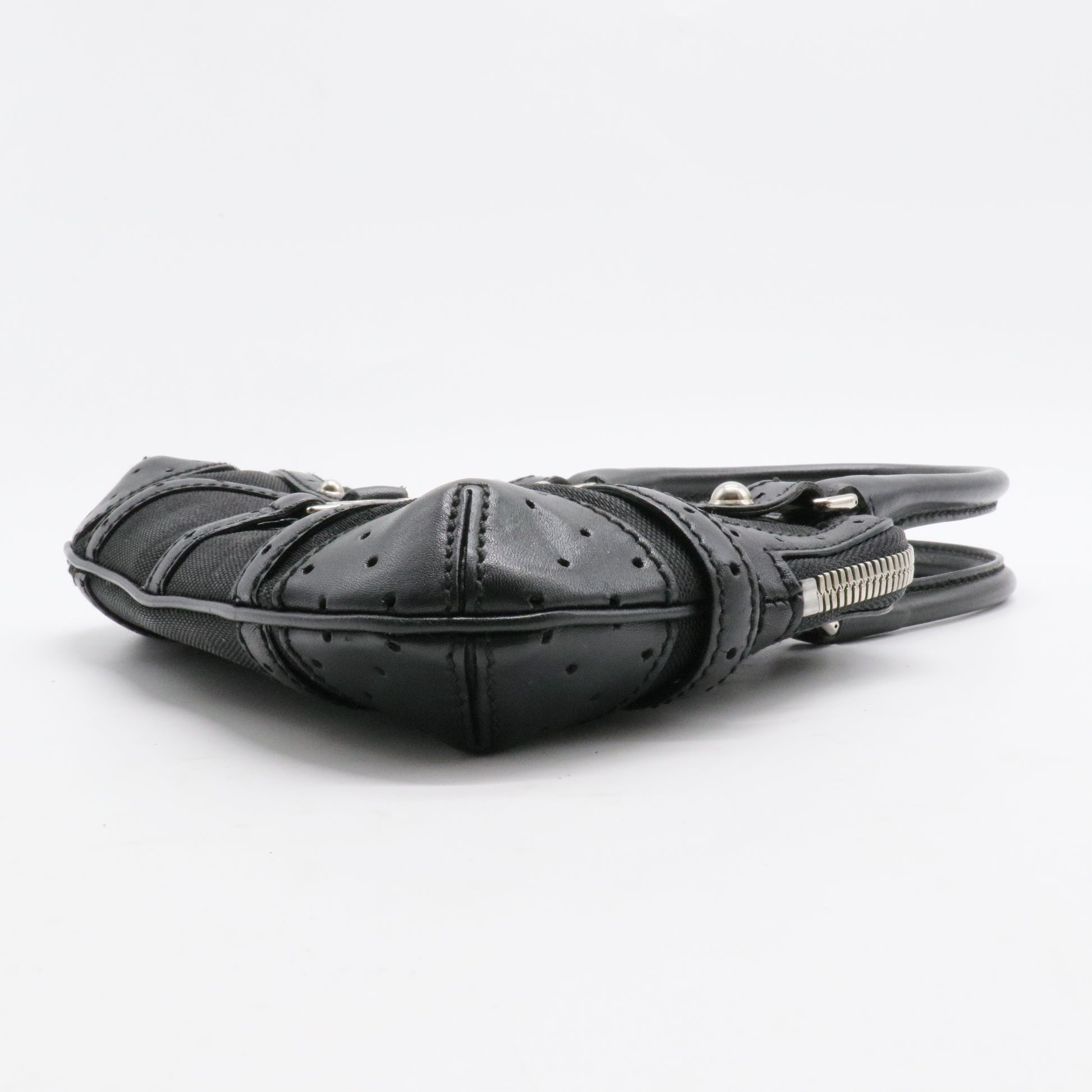 Reins Zip Tote Perforated Leather