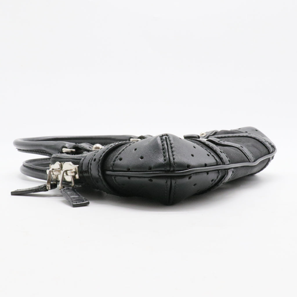 Reins Zip Tote Perforated Leather