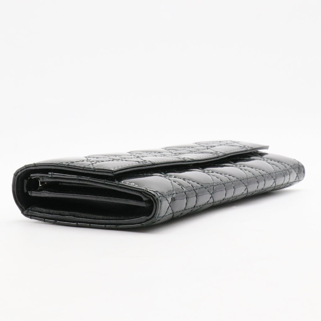 Lady Dior Rendez Vous Short Chain Wallet Cannage Quilt Patent