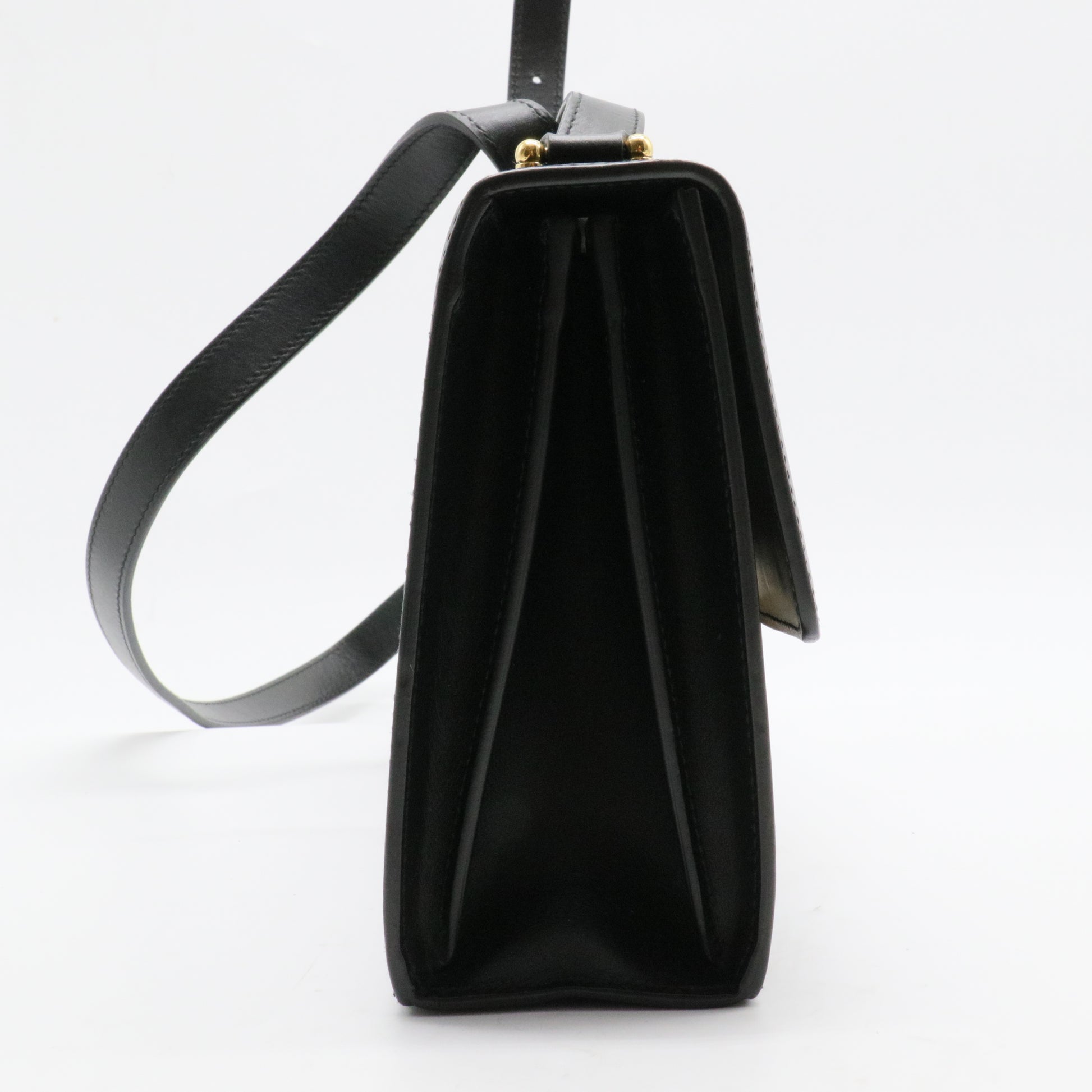 Zumi Flap Shoulder Bag Leather Small