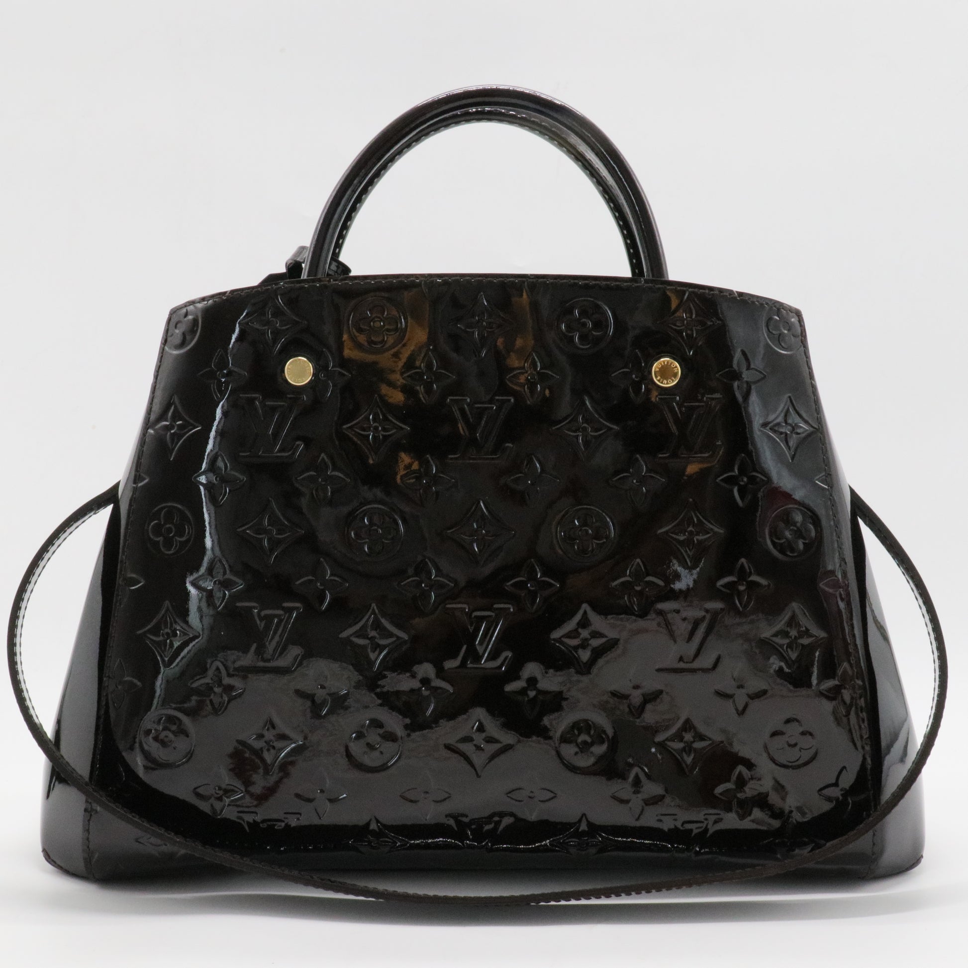 Montaigne Handbag Monogram Vernis MM