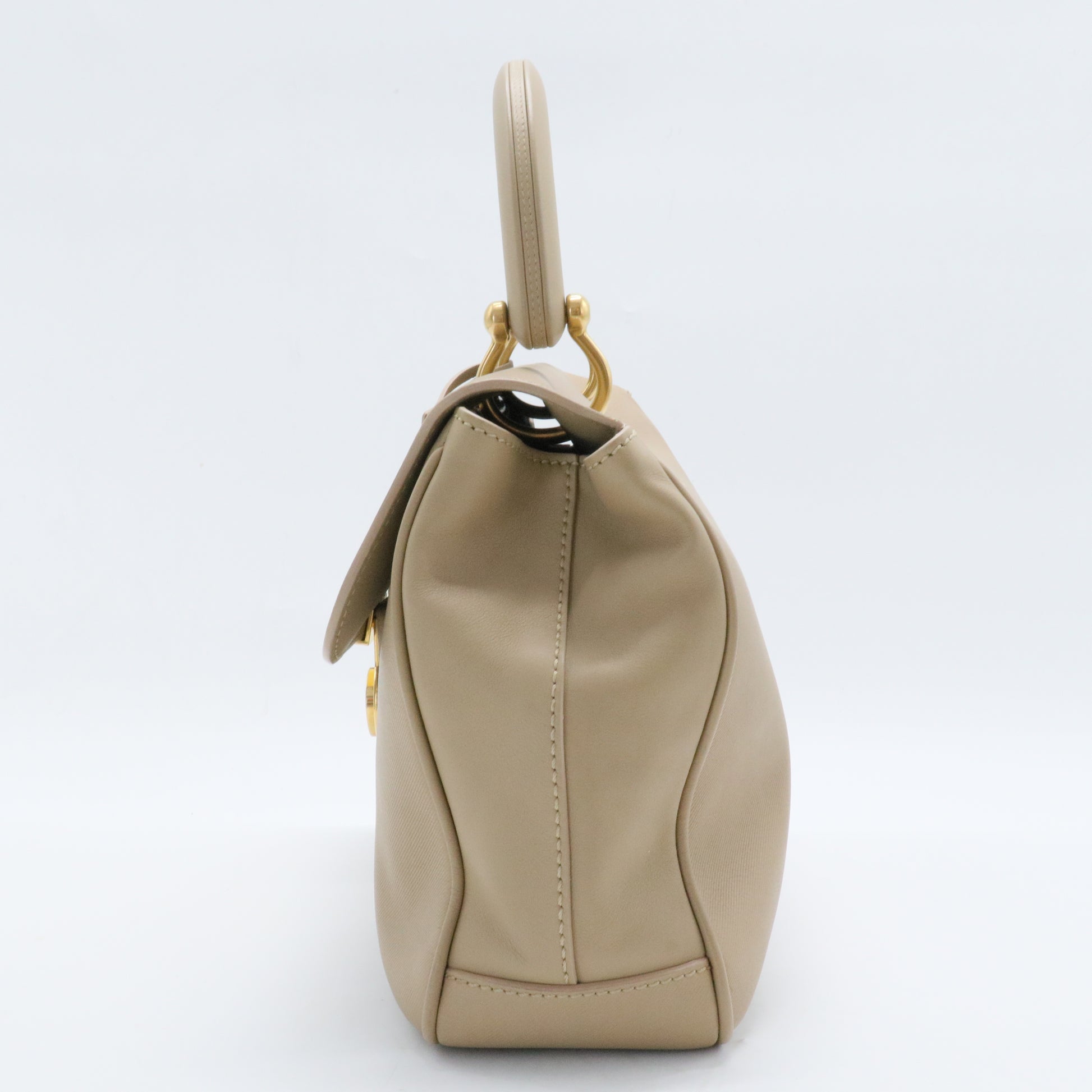 DK88 Top Handle Bag Leather
