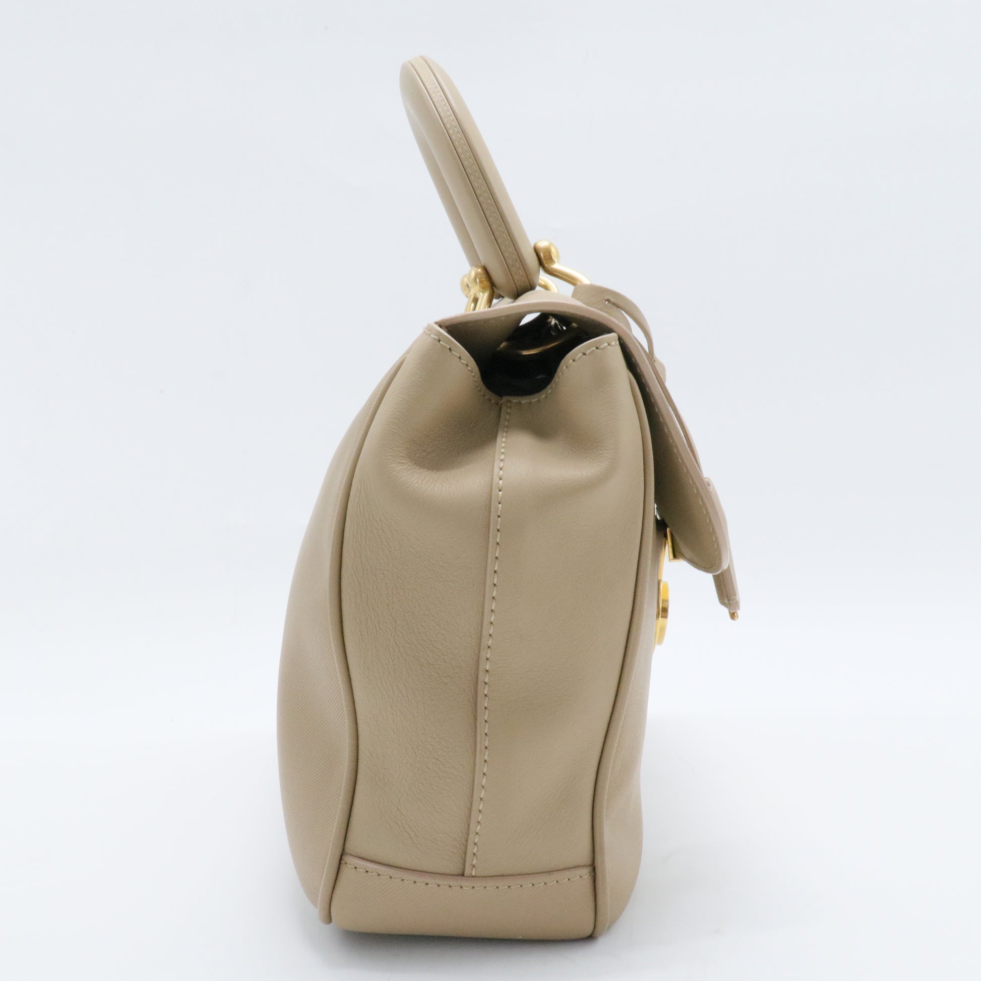DK88 Top Handle Bag Leather
